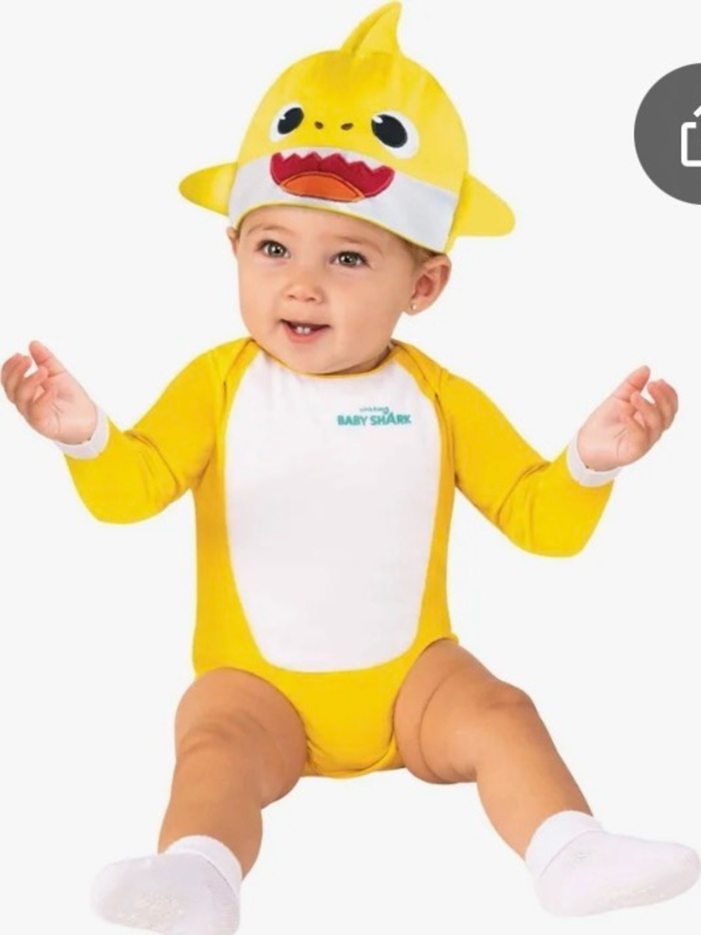 Baby Shark Costume 6-12 Months